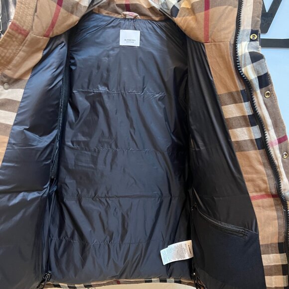 New Burberry - Archive Check puffer jacket - Picture 7 of 9